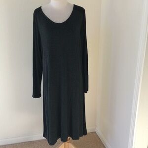 Eileen Fisher XL black long sleeve dress.